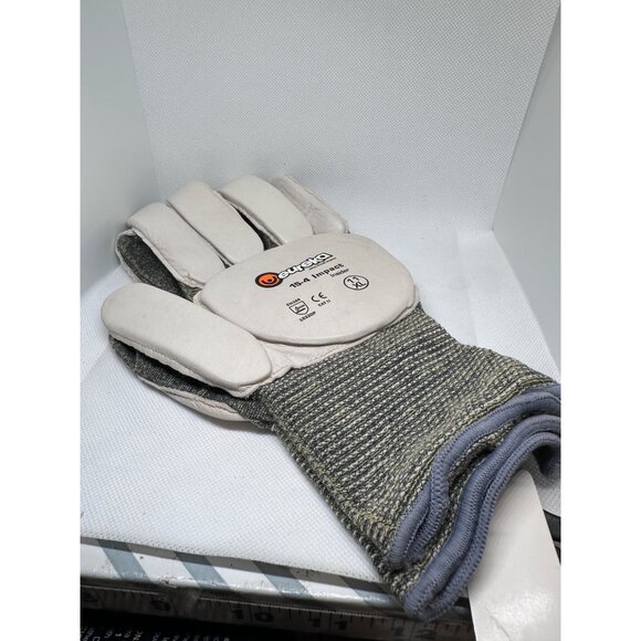 Eureka Safety 15-4 Impact Insider XL Work Gloves Leather Aramid Blend CE Certi - Picture 2 of 6